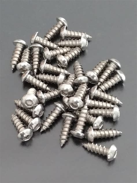 button head sheet metal screws sizes|stainless steel button head fasteners.